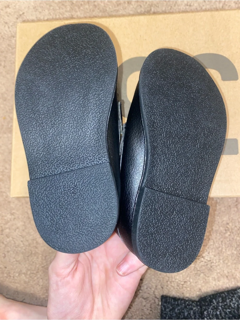 Koala Kids Black Toddler Slip-On Loafers